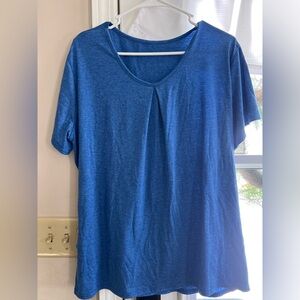 Blue Women's short sleeve Top